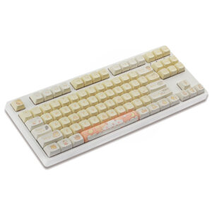 Keycaps crema "custard" profilo XDA
