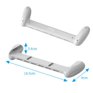 Grip per console portatile con porta giochi